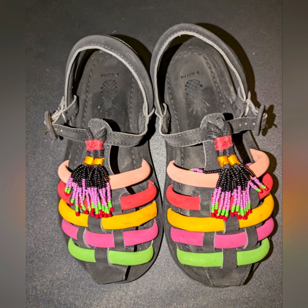 COPY - Farm Rio Multi Beaded Sandal US 6